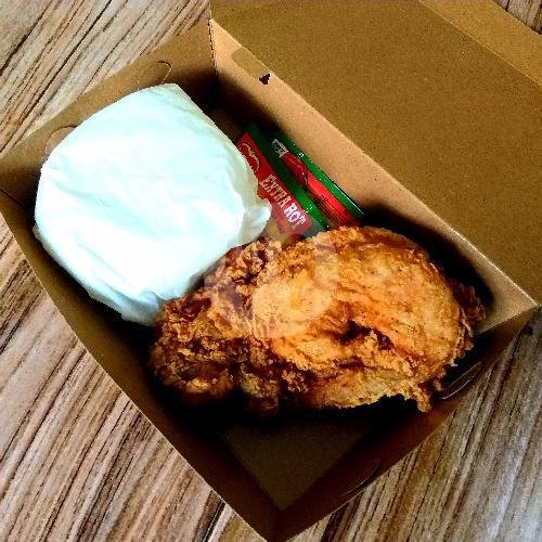 1 Chicken Crispy Oregano (TANPA SAMBAL BAWANG, TANPA JAMUR) menu Soja Foodbox, Kedungkandang