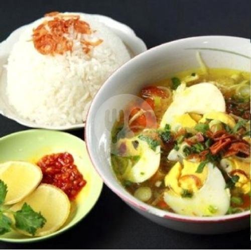 Combo B(2 Naskun Ayam Kalasan+1 Naskun Telor Dadar) menu Nasi Kuning Kedai Berkah dan Ayam Geprek, Cibeunying Kidul