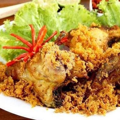 Ayam Kampung Bakar Sambel Ijo menu RM Intan Jatibarang Spesial Ayam Kampung, Karanglo Jatibarang