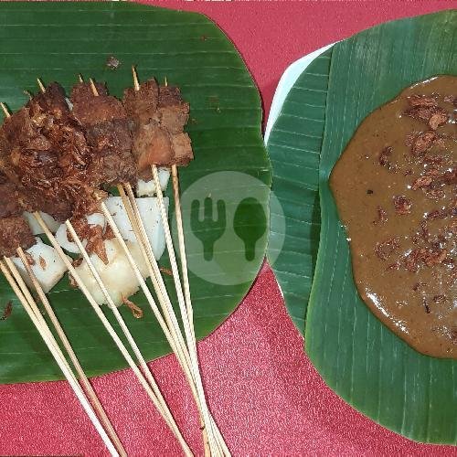 Sate Daging 1 1/2 Porsi + Ketupat menu Sate Padang H Ajo Manih, Rawamangun Muka