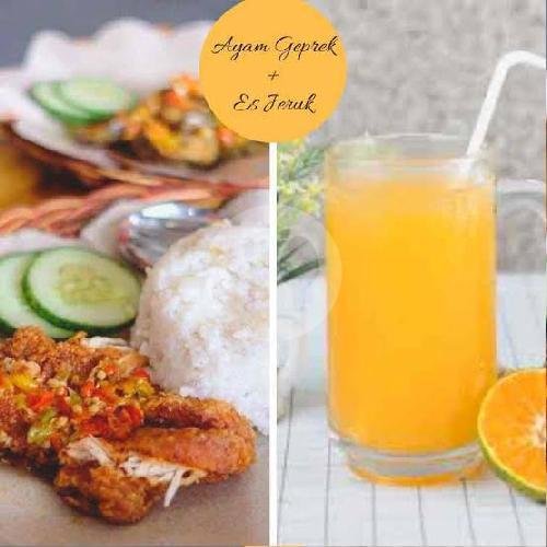 Paket Crispy Fire Chicken (Nasi + Es Teh) menu Thumbas Selat Embarkasi, Donohudan