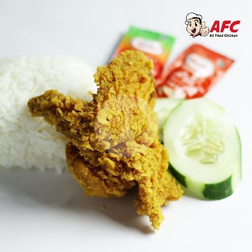 HEMAT Geprek Sayap + NASI menu AFC - Ali Fried Chicken, Mojosari