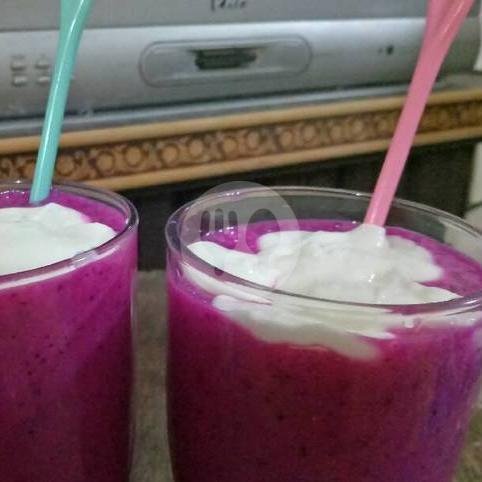 Es Jeruk Lemon Float menu Abadi Murni Chicken, Pengkolan Kendal