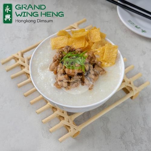Bubur Babi Cincang menu Wingheng Dimsum, Pesanggrahan Raya