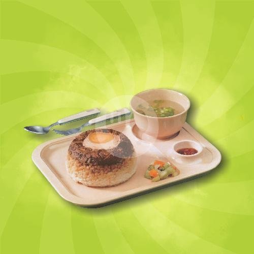 Nasi Tim Ayam+Tahu Bakso Kuah menu Nasi Tim Ayam Sizi, Ciwastra