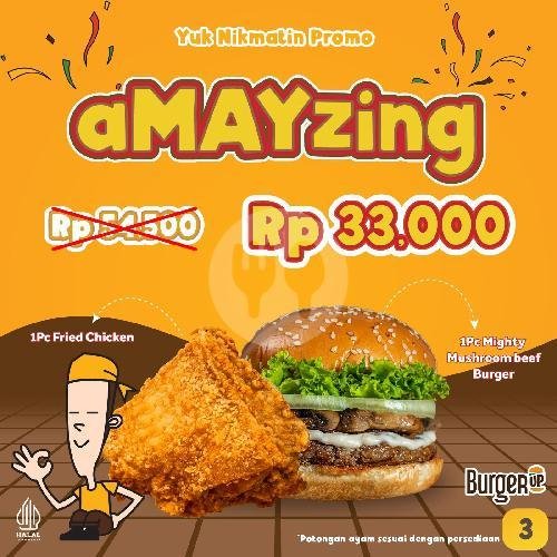 Parpol 3 menu Burger Up 2 Go, Plaza Surabaya