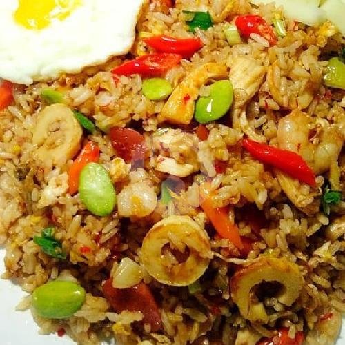 Nasi Goreng Pete Kombinasi menu Nasi Goreng Mba Sum, Kapten Samadikun