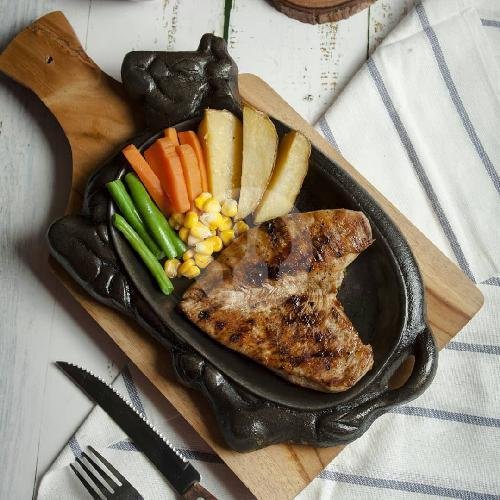 Crispy Chicken Steak Blackpepper menu Waroeng Steak Bledek (WSB), Jiwan