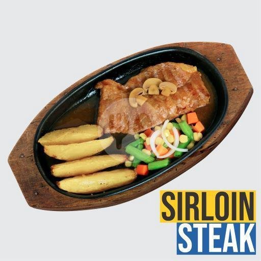 Tenderloin (Saus Pilihan Brown sauce/bbq/blackpepper) menu Kampoeng Steak, Antapani