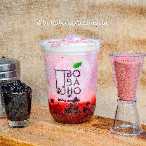 Dalgona Chocolate Boba menu BOBAHO, Condongcatur