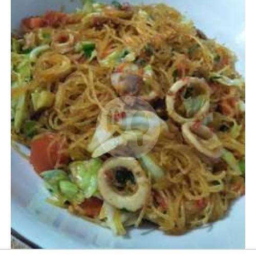 Bihun Goreng Udang menu Bakmi Seafood Kuri-Kuri, Kalimalang