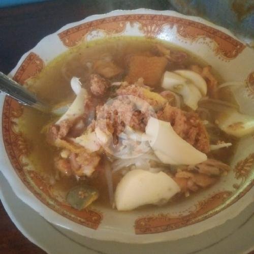 Soto Ayam Kampung + Kikil + Nasi menu Soto Lamongan Cak Sukar, Sinduadi