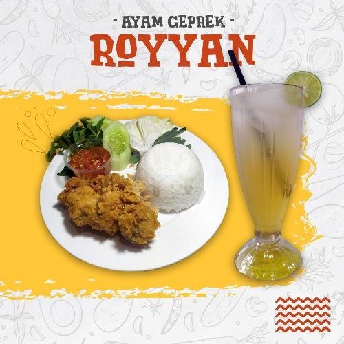 Paket Ayam Geprek + Es Teh menu Ayam Geprek Royyan, Kertanegara 3