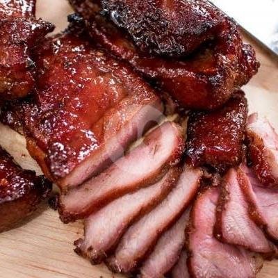 Babi Panggang Dan Babi Merah 350GR menu Nasi Campur Ncek, Senen