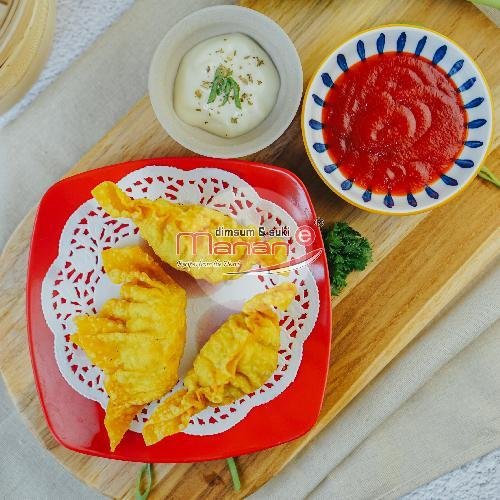 Pangsit Udang Goreng menu Dimsum E Manan, Arjuno