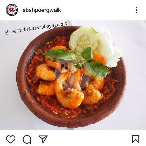 Udang Goreng menu Spesial Belut Surabaya H Poer, Gwalk