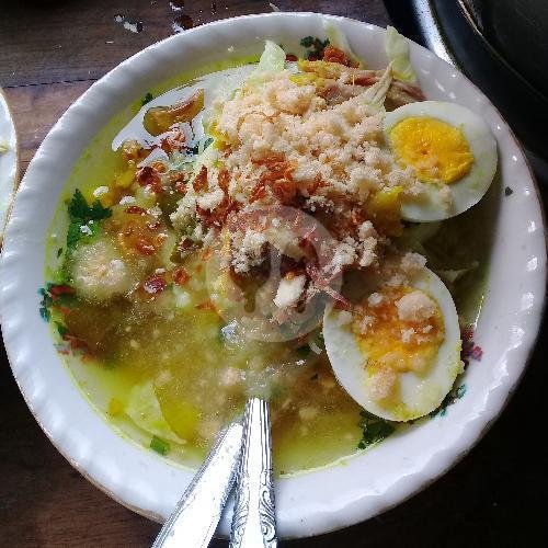 Soto Ayam + Nasi + Ati Ampela menu Soto Surabaya Cak Doel, Terminal Condongcatur
