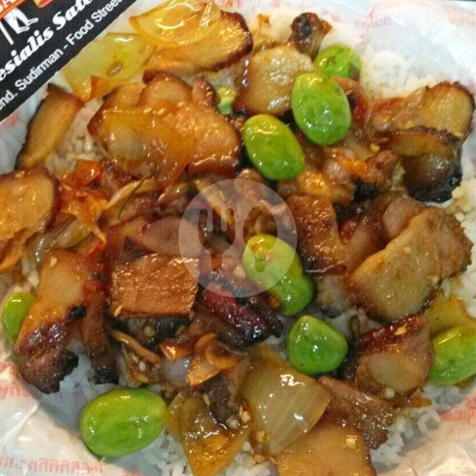 Nasi Mix Ca Pete menu Sate Wibisana Sudirman Street Food