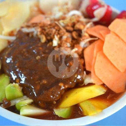 Rujak Cuka menu Rujak Dan Lotek, Sumbersari