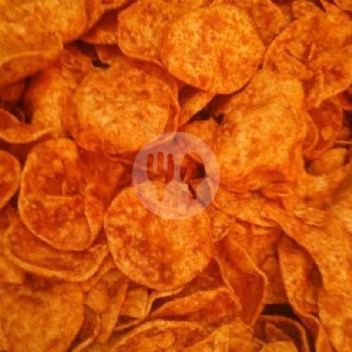 Keripik Singkong Pedes menu Sate Padang Mananti Keluarga, CIATER