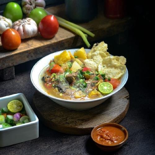 Sop menu Soto & Sop Sum-Sum Sapi H. Agus