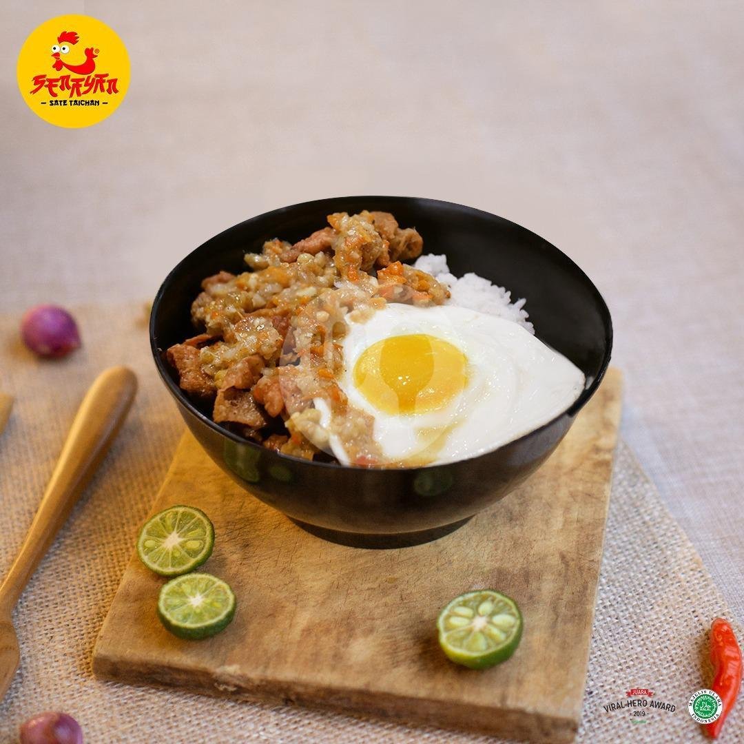 Es Kissberry menu Sate Taichan Senayan, Babarsari