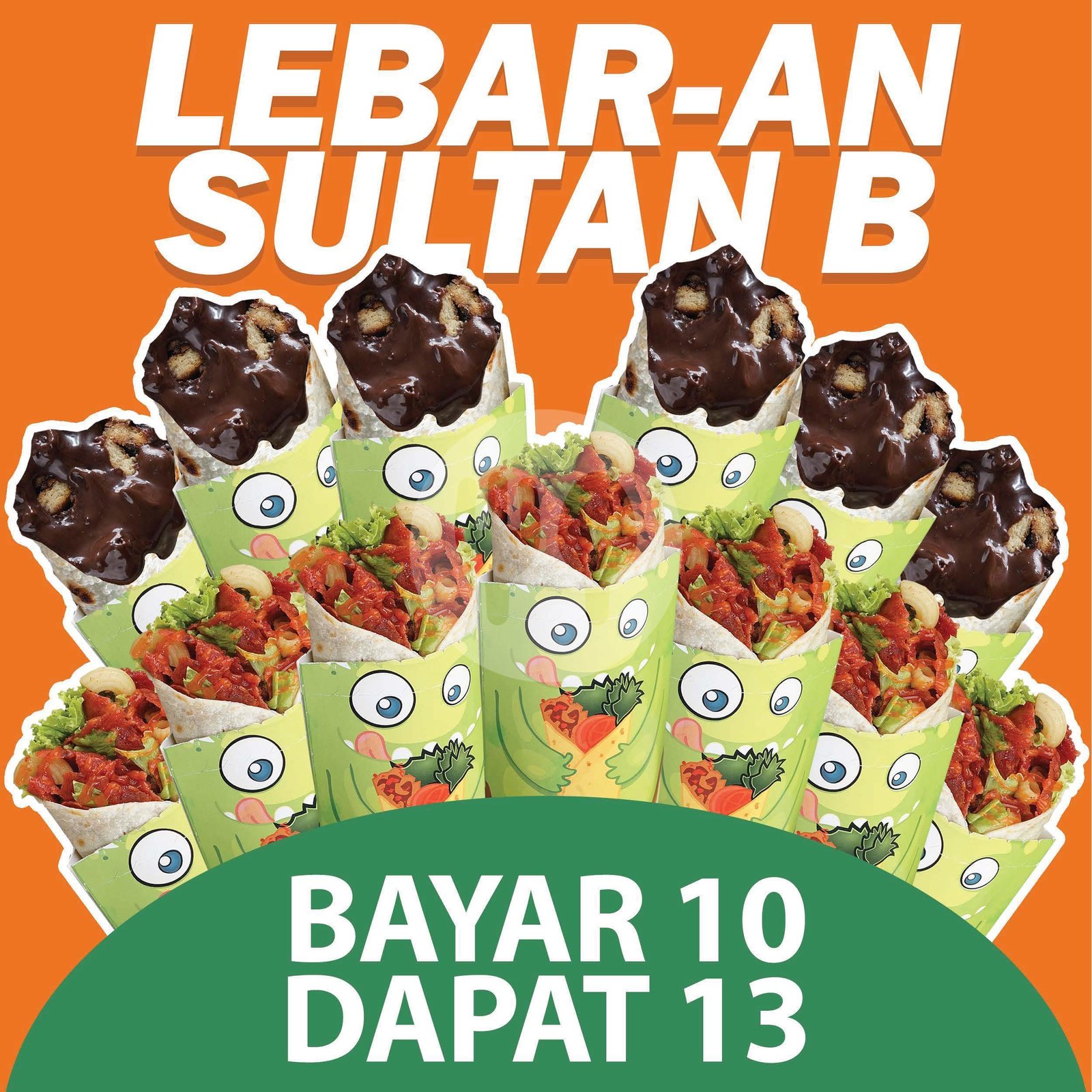 Spicy Korean Kebab Tasty Beef menu Kebab Monster, Puri Indah