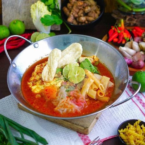 Seblak Baso menu Seblak Ngambek, Gringging