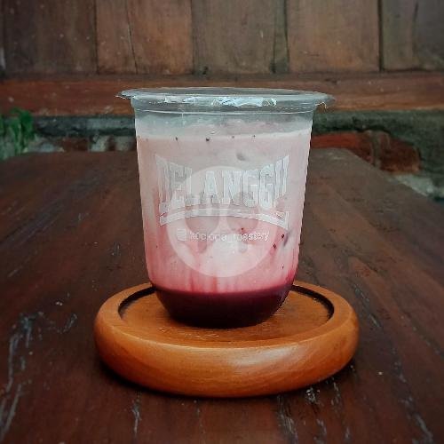 Taro Latte menu Kopi Opa Roastery & Eatery, Delanggu