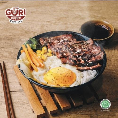 NEW! Bifuteki Wagyu Steak (Ala Carte) menu Guri Ramen, Mulyosari