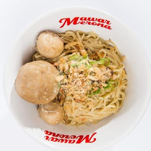 Yamien Asin Baso Urat menu Baso Mawar Merona, Cihampelas