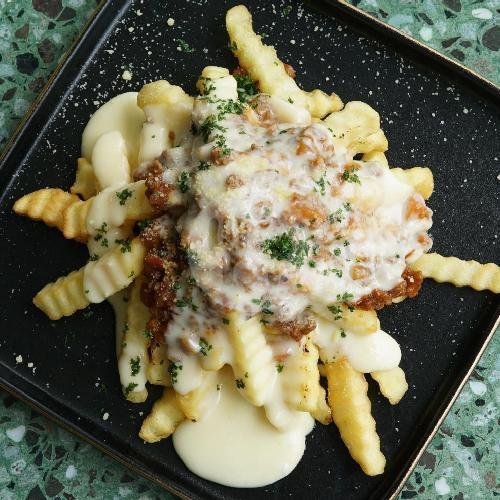 Cheesy Potato Fries menu Dgreen Resto & Coffee, Sukabumi