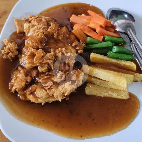 Crispy Chiken Steak menu Warung Kantong Semar, Kartoharjo