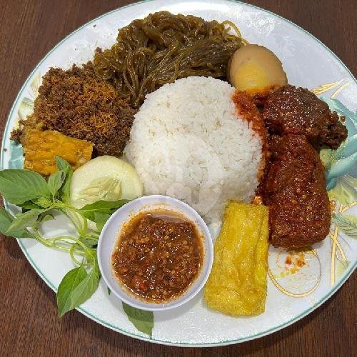 NASI PECEL CAMPUR menu Nasi Campur Pak Salim, Mulyorejo Dukuh Sutorejo