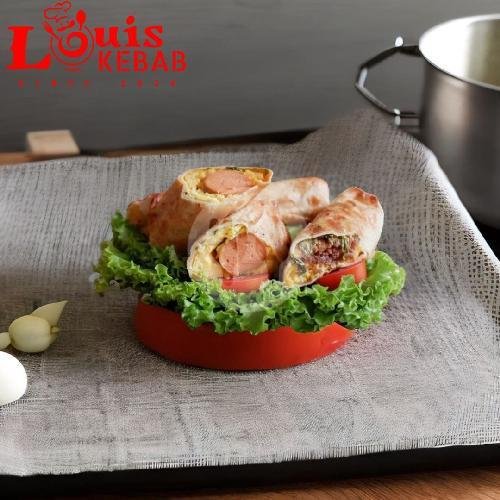 Chicken  Burger Komplit menu Louis Kebab, Cengkareng
