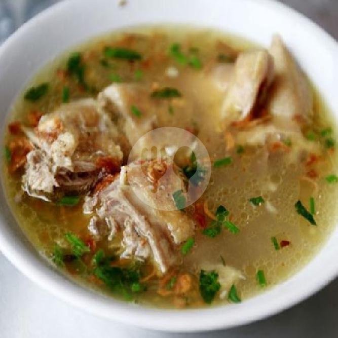 Nasi Sop Pisah Tepong menu Sop Ayam Pak Miin Klaten, Tebet