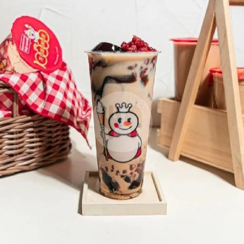 Milk Tea With 2 Toppings (Large) menu Mixue, Citarum