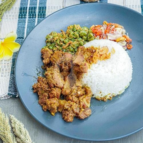 Nasi Campur B2 Rica menu Warung Makan Bu Kadek Khas Bali, Selokan