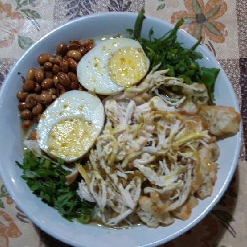 Kerupuk menu Bubur Ayam Kaldu Rizky, Cikutra