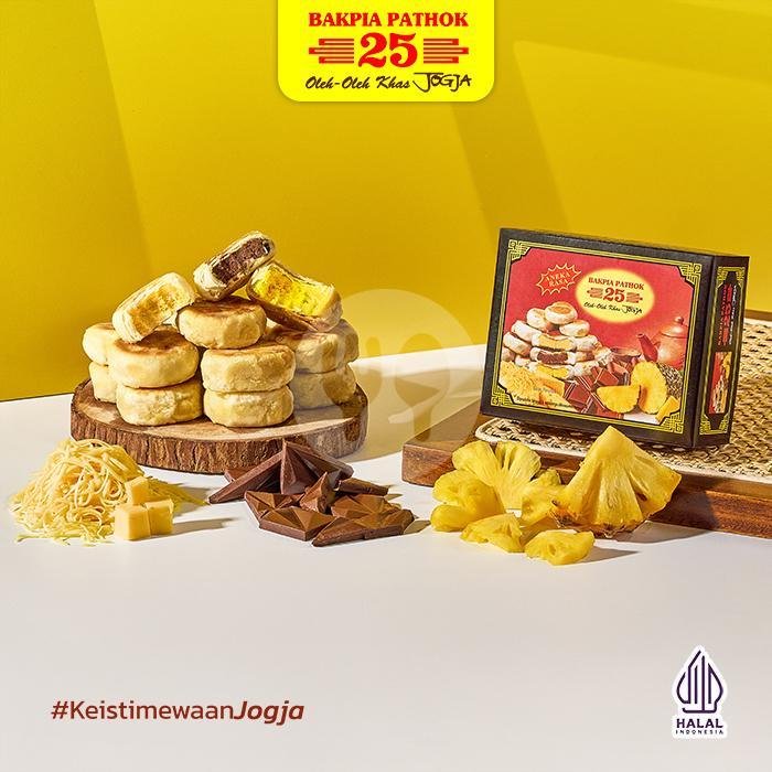 Bakpia Pathok 25 Premium Cokelat menu Bakpia Pathok 25 Pathok Jaya, Malioboro