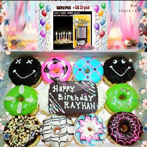 Kartu Ucapan Polos menu Donat cantik i-kiss