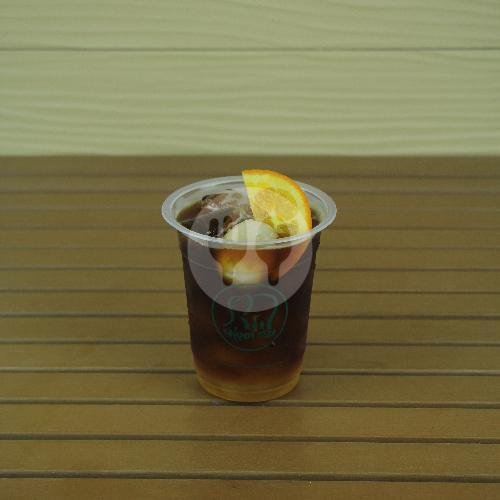 Coldbrew Peach menu Kopi Oz, Jati