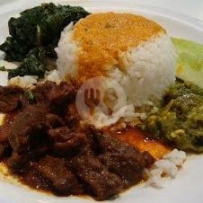 Nasi Rendang menu RM Padang Minang Mananti 2, Mojosongo