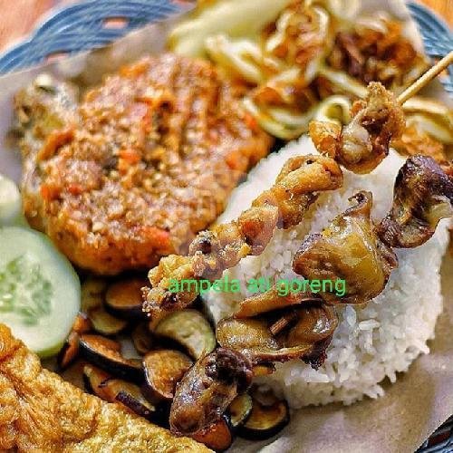 Paketan Nasi Tahu Tempe Penyet Spesial menu Bebek Goreng Utama, Ngasem