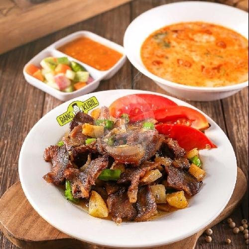 Sop Iga Kambing menu Soto Betawi Bang Kubil, Kelapa Gading