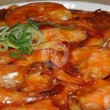 Udang Saos Padang menu H. Moel Seafood Pusat 39, Jl. Kalibaru Selatan 39 Crb