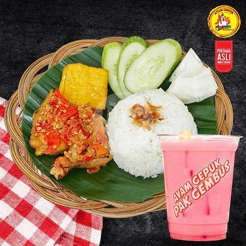 ORI 3 menu Ayam Gepuk Pak Gembus, Jatinangor