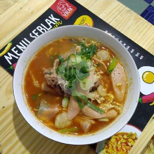 Seblak Komplit menu Seblak Teh Isum, Tegal Kopen
