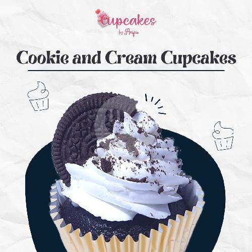 Cookie and Cream Cupcakes menu Cupcakes By Anifa, Pancoran