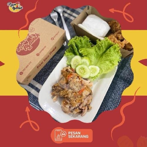 Indomie Goreng Geprek Sambel Bawang Matang menu Ayam Ngeunah, Kasihan